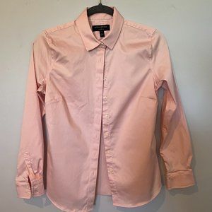Banana Republic Tailored Non-Iron Light Pink Shirt - 4P
